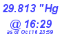 Milwaukee Weather Barometer Low Today