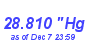 Milwaukee Weather Barometer Low Year