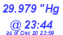 Milwaukee Weather Barometer Low Today