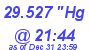 Milwaukee Weather Barometer Low Today