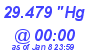 Milwaukee Weather Barometer Low Today