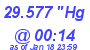 Milwaukee Weather Barometer Low Today