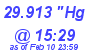 Milwaukee Weather Barometer Low Today