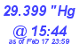 Milwaukee Weather Barometer Low Today