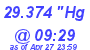 Milwaukee Weather Barometer Low Today