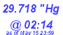 Milwaukee Weather Barometer Low Today