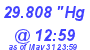 Milwaukee Weather Barometer Low Today