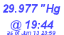 Milwaukee Weather Barometer Low Today