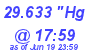 Milwaukee Weather Barometer Low Today