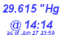 Milwaukee Weather Barometer Low Today