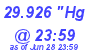 Milwaukee Weather Barometer High Today