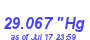 Milwaukee Weather Barometer Low Year