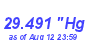 Milwaukee Weather Barometer Low Month