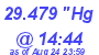 Milwaukee Weather Barometer Low Today