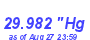 Milwaukee Weather Barometer High Month