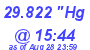 Milwaukee Weather Barometer Low Today