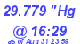 Milwaukee Weather Barometer Low Today