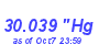 Milwaukee Weather Barometer Low Month