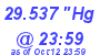 Milwaukee Weather Barometer Low Today