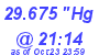 Milwaukee Weather Barometer Low Today