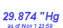 Milwaukee Weather Barometer Low Month