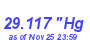 Milwaukee Weather Barometer Low Month