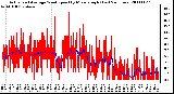 Milwaukee Weather Actual and Average Wind Speed by Minute mph (Last 24 Hours)