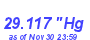 Milwaukee Weather Barometer Low Month