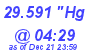 Milwaukee Weather Barometer Low Today