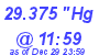 Milwaukee Weather Barometer Low Today