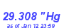 Milwaukee Weather Barometer Low Month