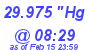 Milwaukee Weather Barometer High Today