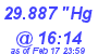 Milwaukee Weather Barometer Low Today