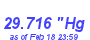 Milwaukee Weather Barometer Low Month