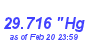 Milwaukee Weather Barometer Low Month