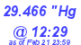 Milwaukee Weather Barometer Low Today