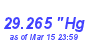 Milwaukee Weather Barometer Low Month