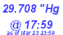 Milwaukee Weather Barometer Low Today