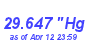 Milwaukee Weather Barometer Low Month