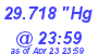 Milwaukee Weather Barometer Low Today