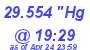 Milwaukee Weather Barometer Low Today