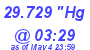 Milwaukee Weather Barometer Low Today