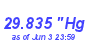 Milwaukee Weather Barometer High Month