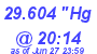 Milwaukee Weather Barometer Low Today