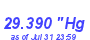 Milwaukee Weather Barometer Low Month