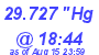 Milwaukee Weather Barometer Low Today