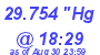 Milwaukee Weather Barometer Low Today