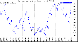 Milwaukee Weather Outdoor Temperature<br>Daily Low