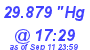 Milwaukee Weather Barometer Low Today