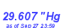 Milwaukee Weather Barometer Low Month